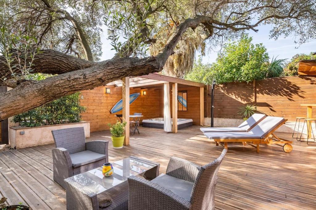 Апартаменти Studio Jacuzzi Prive A 8 Min A Pied De La Plage Ла-Сьйота Екстер'єр фото
