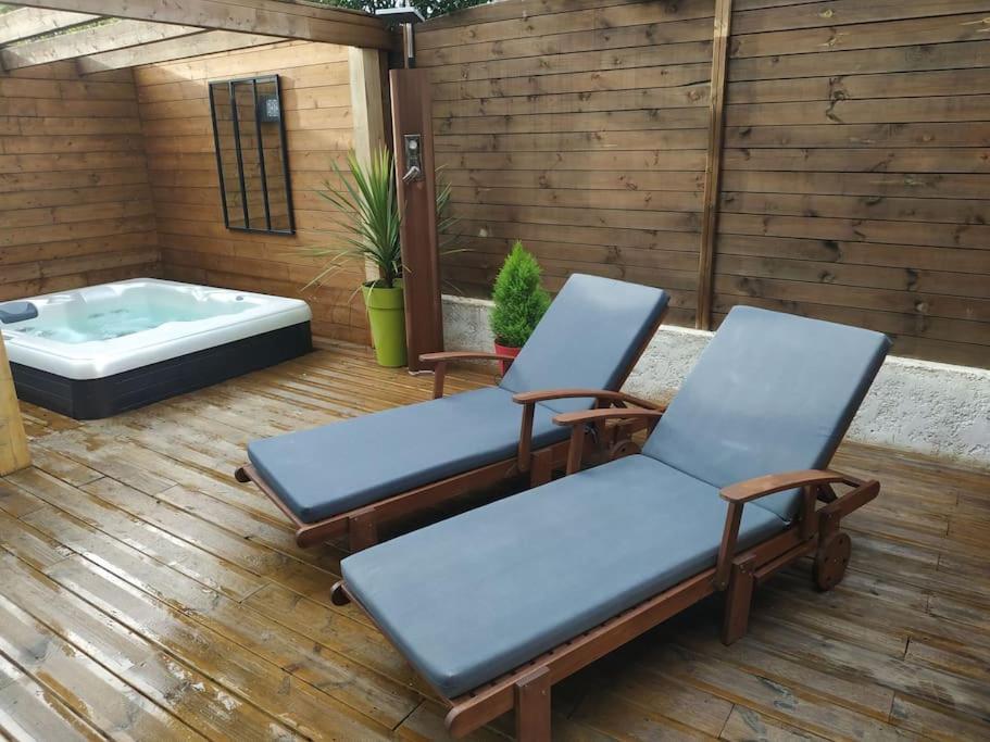 Апартаменти Studio Jacuzzi Prive A 8 Min A Pied De La Plage Ла-Сьйота Екстер'єр фото